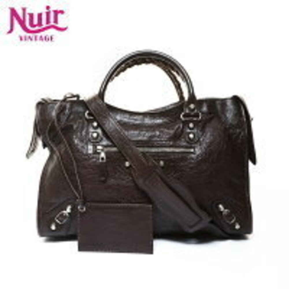 Balenciaga City Handbag Brown